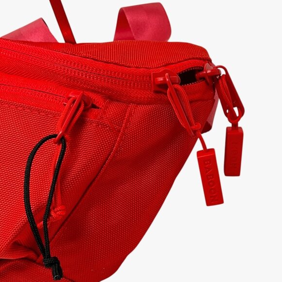 Baboon To The Moon Fanny Pack Belt Bag (3L) Bright Red Festival City Casual - Picture 2 of 10